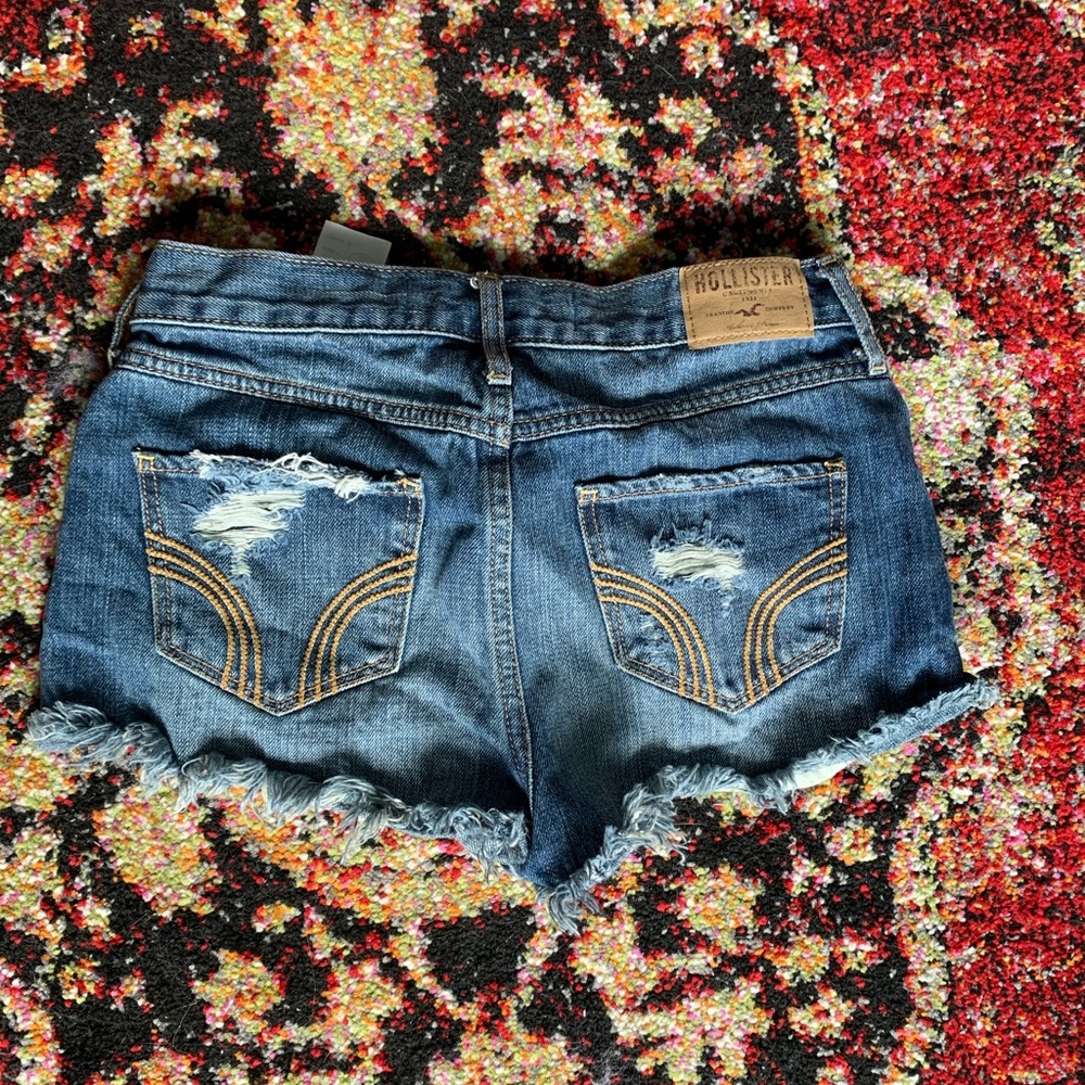 ripped jean shorts